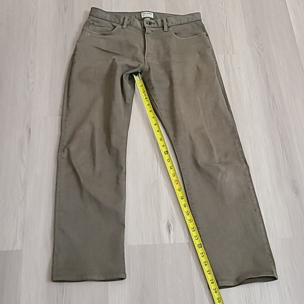 Todd Snyder Stretch 5 Pocket Chino Straight Fit Pants Green Olive Vine 30x30 Men - Picture 5 of 9